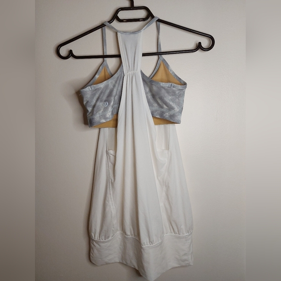 Lululemon No Limits Tank Grey & White - Picture 5 of 6